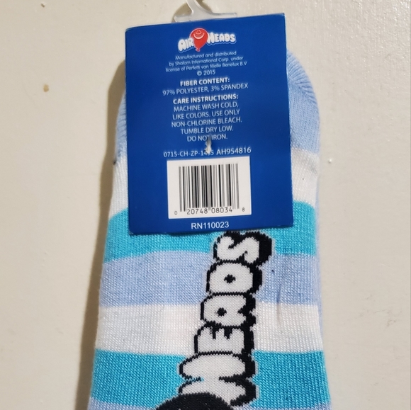 Air Heads Happy Smiling Cloud Print Sock Liners 9-11 Unisex Brand New 3 Pack.A - Picture 5 of 8